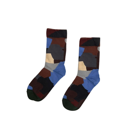 Medias Azul Abstracto