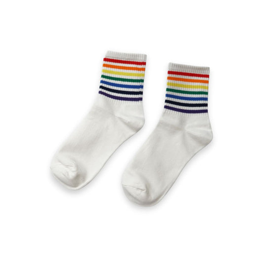 Medias Arcoíris - Blancas